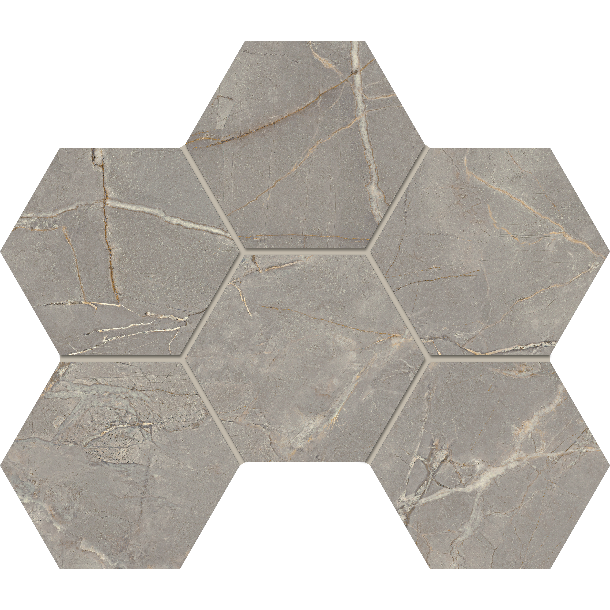 Мозаика BR03 Hexagon 25x28,5 непол.