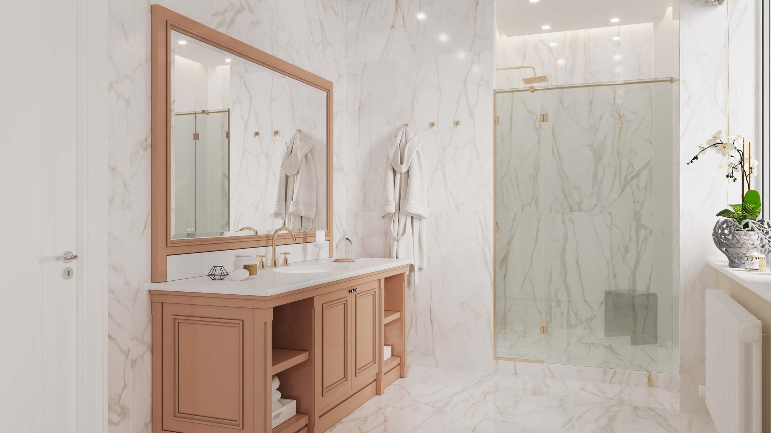 Ванная комната в классическом стиле