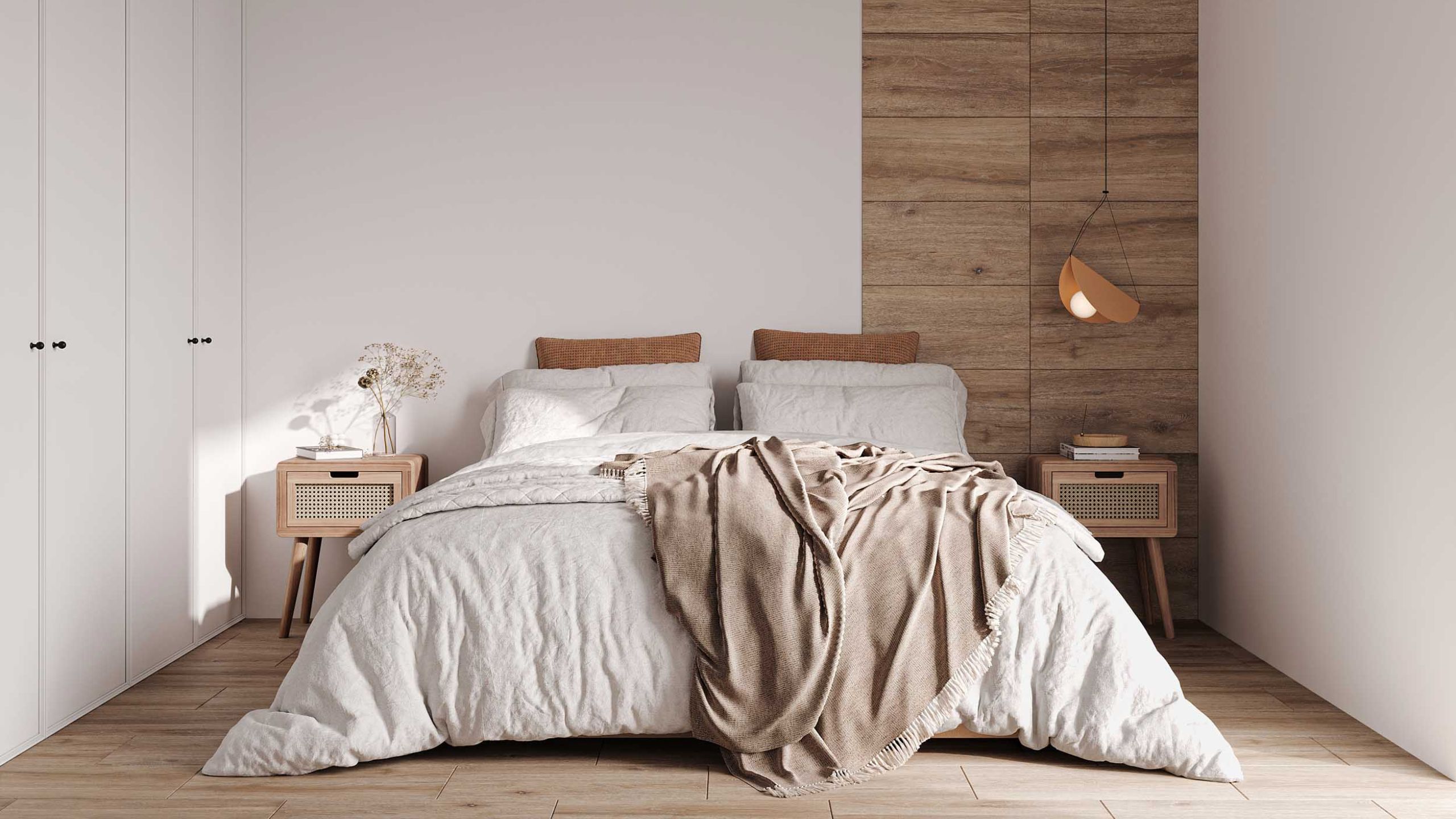 Спальни в коричневых тонах - 34 фото оформления дизайна