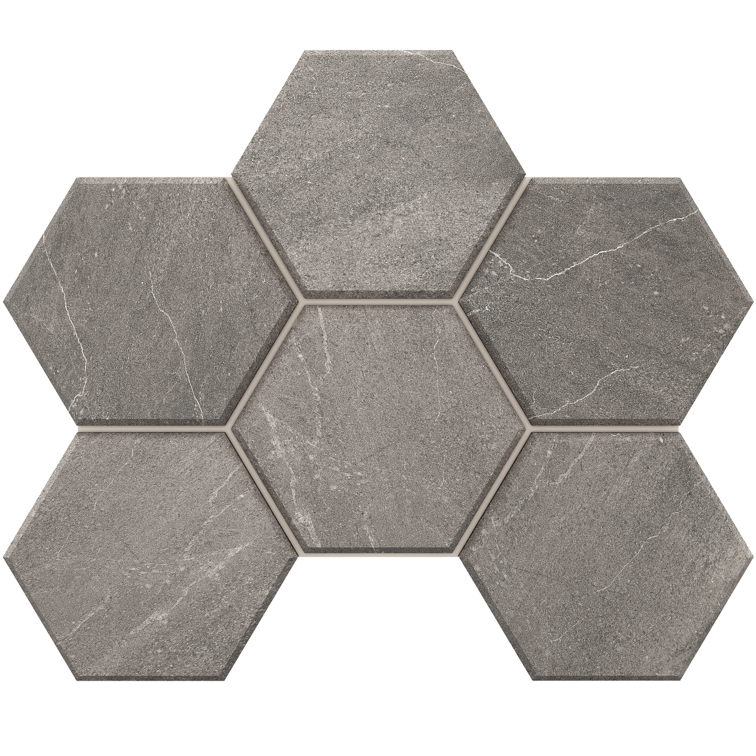 Мозаика GB02 Hexagon 25x28,5 непол.