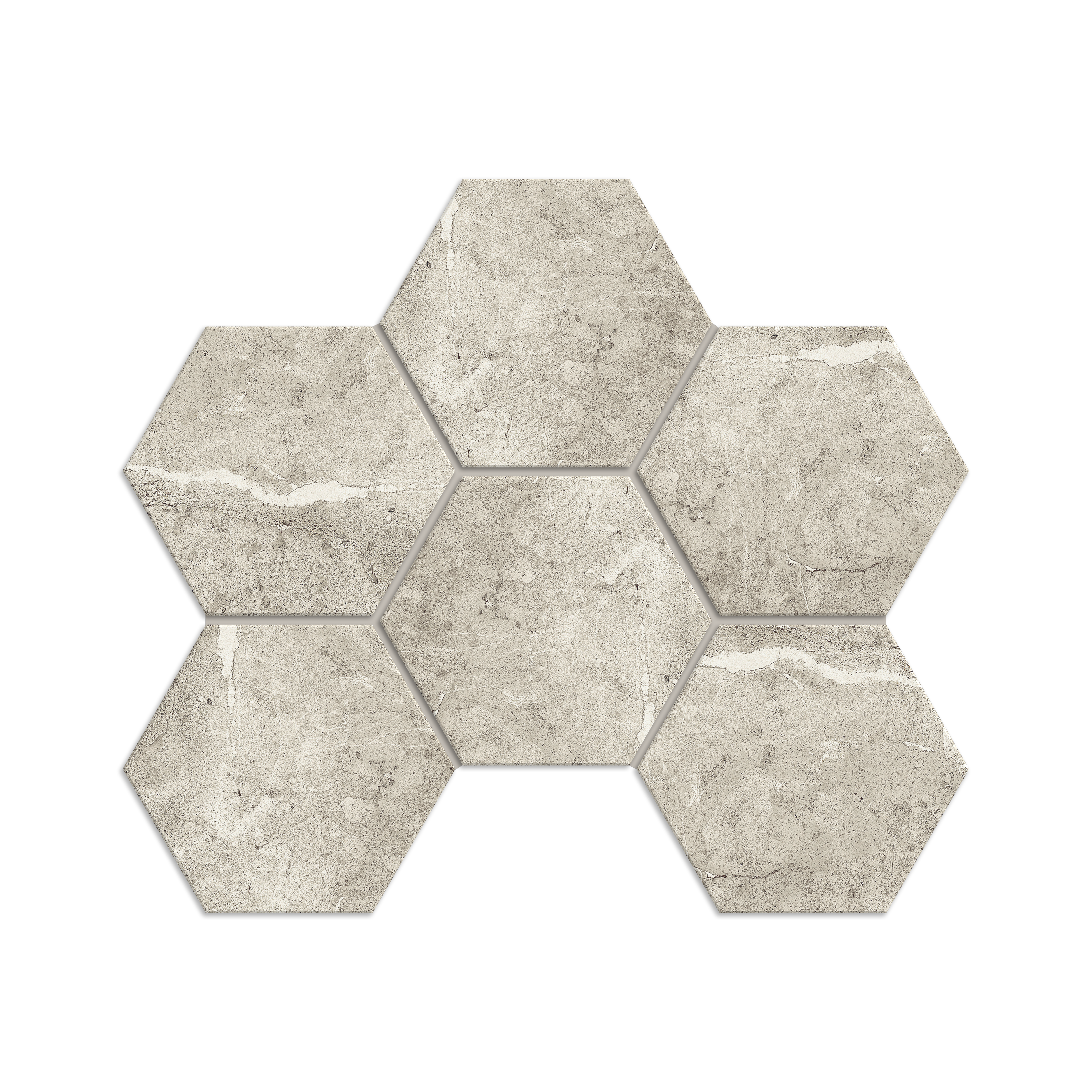 Мозаика KA02 Hexagon 25x28,5 непол.(10 мм)