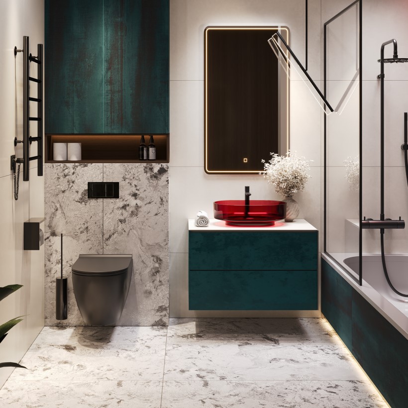 Тренды 2026 в дизайне ванных комнат