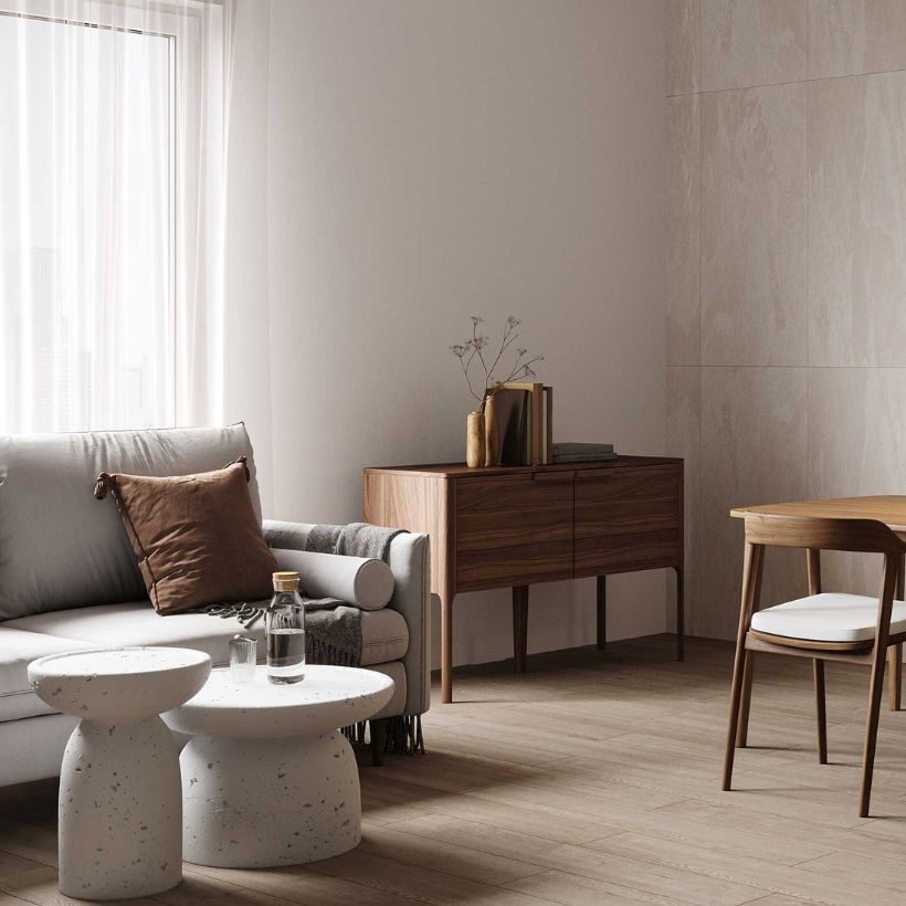 Интерьеры в бежевом цвете