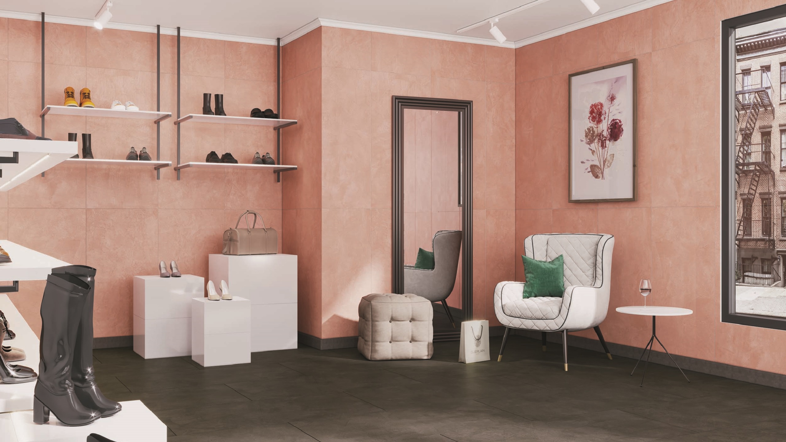 Какой цвет сочетается с розовым в интерьере