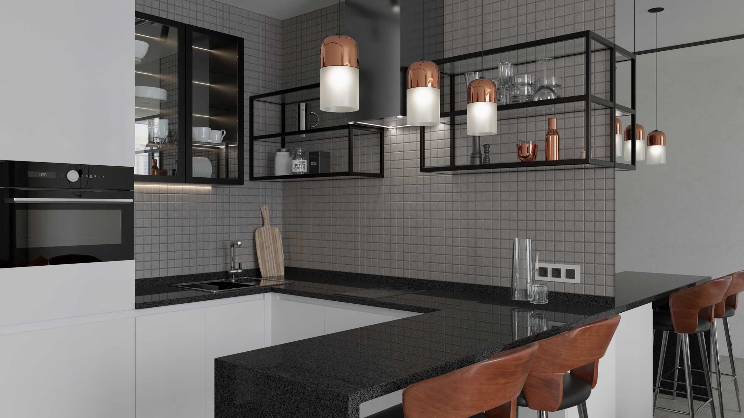 Дизайн кухни-гостиной в стиле лофт — фото реальных интерьеров и советы | SALON
