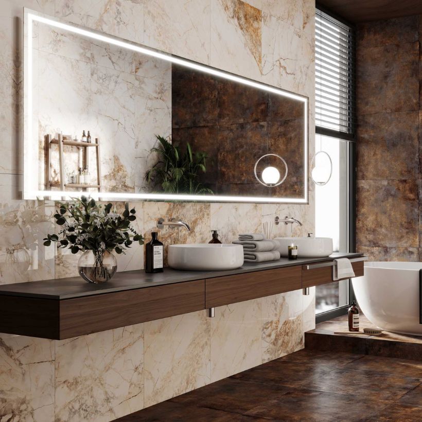 Ванная в стиле неоклассика