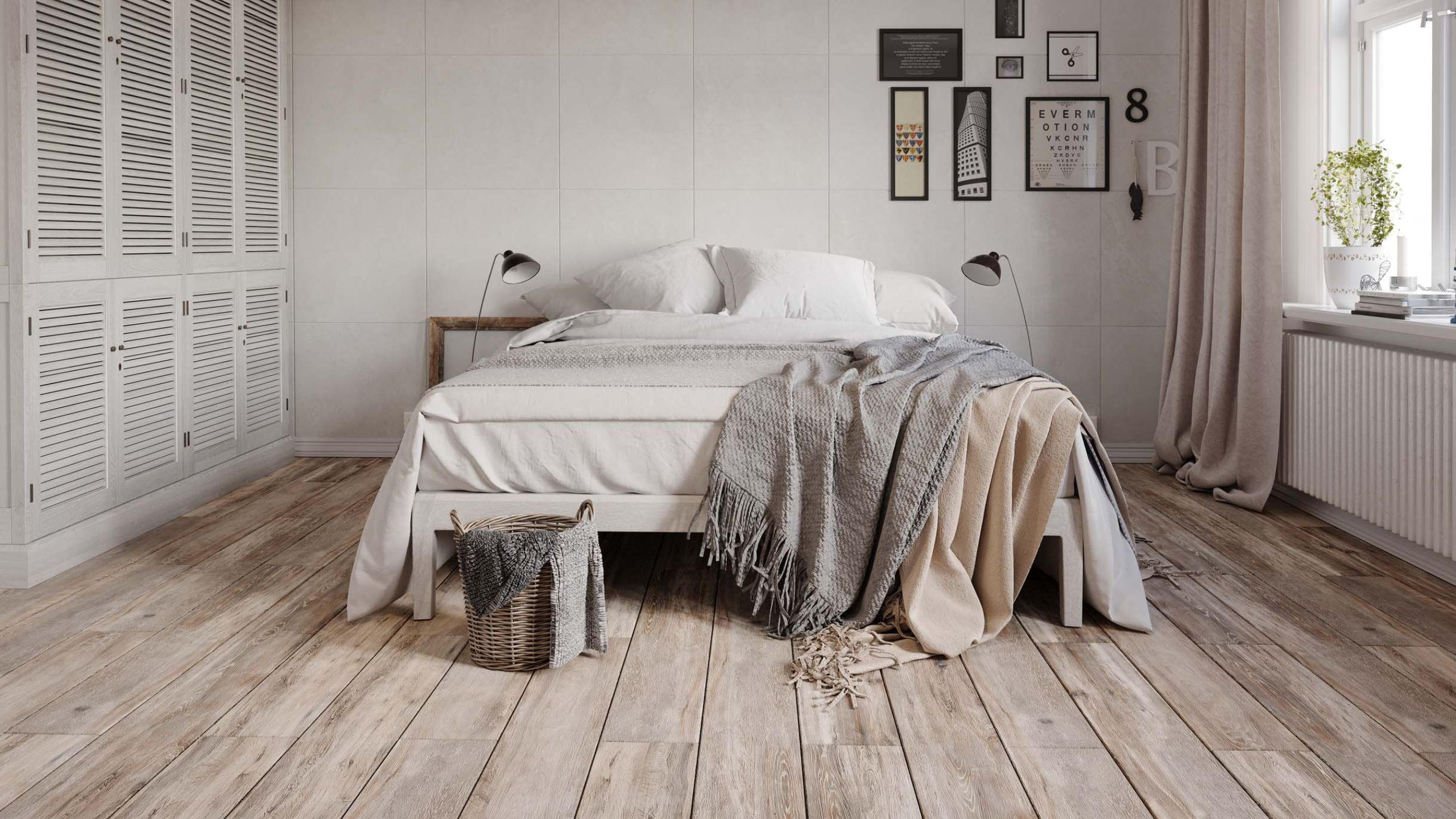 Современная спальня в скандинавском стиле (53 идей дизайна)