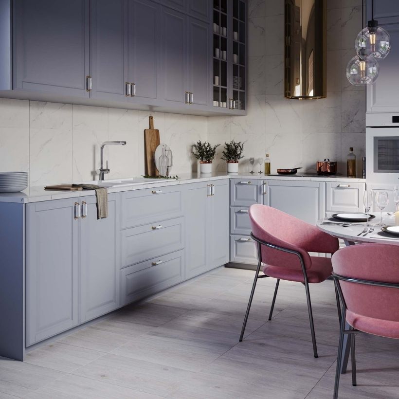 Кухонная столешница из керамогранита 