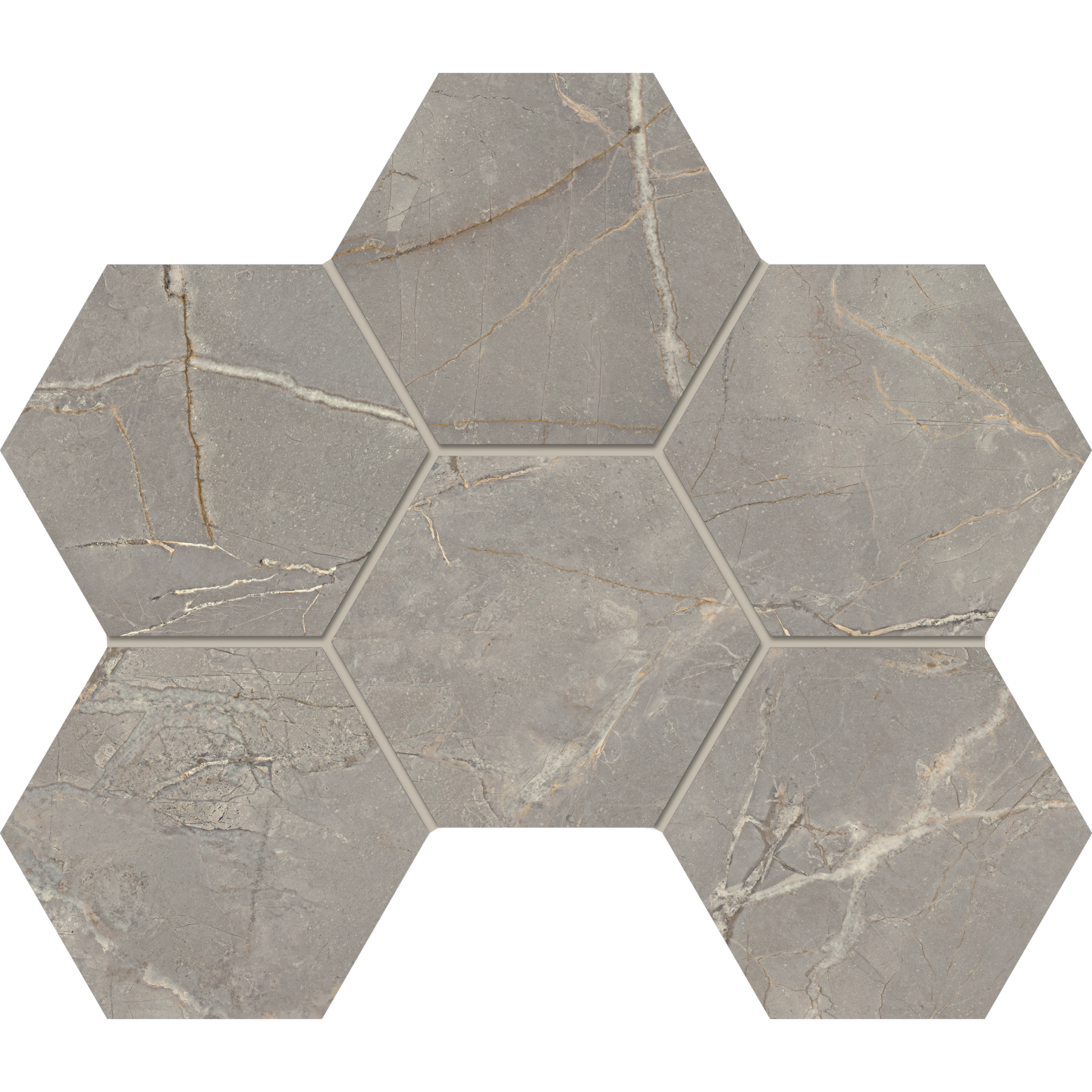 Мозаика BR03 Гексагон 25x28,5x9 непол.