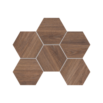 Мозаика SI02 Гексагон 25x28,5x10 непол.