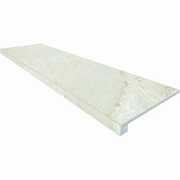 Комплект (Ступень KA00 (33x120x9) непол. (прямоугол. бортик) без насечек + Подступенок (14,5x120x9))