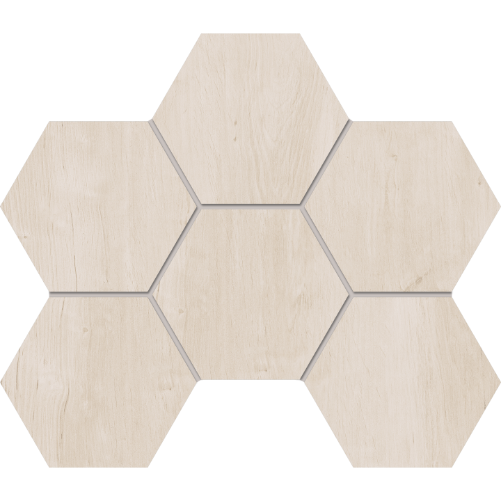 Мозаика SF01 Гексагон 25x28,5 непол.