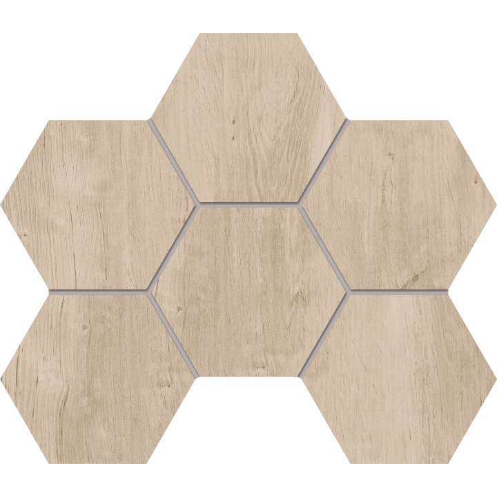 Мозаика SF02 Гексагон 25x28,5 непол.