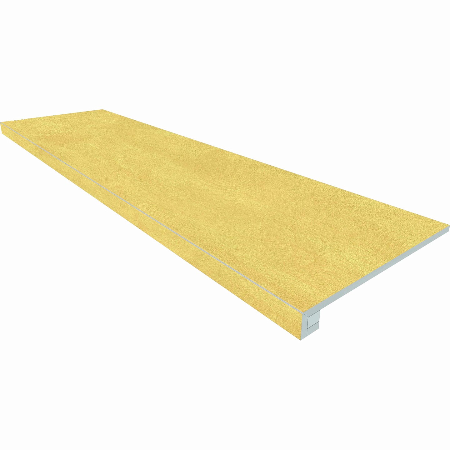 Комплект (Ступень SR04 (33x120x9) непол. (прямоугол. бортик) без насечек + Подступенок (14,5x120x9))