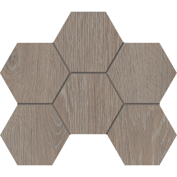 Мозаика KW02 Гексагон 25x28,5x9 структур.