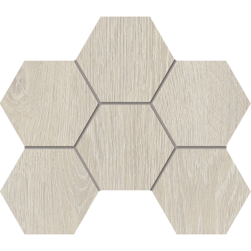 Мозаика KW00 Гексагон 25x28,5x9 структур.