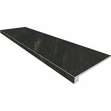 Комплект (Ступень GB04 (33x120x9) непол. (прямоугол. бортик) без насечек + Подступенок (14,5x120x9))