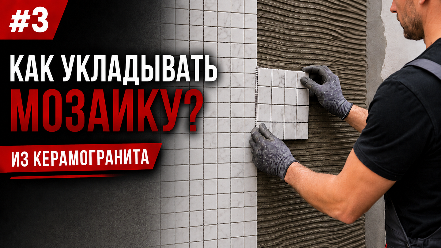 Как укладывать мозаику из керамогранита