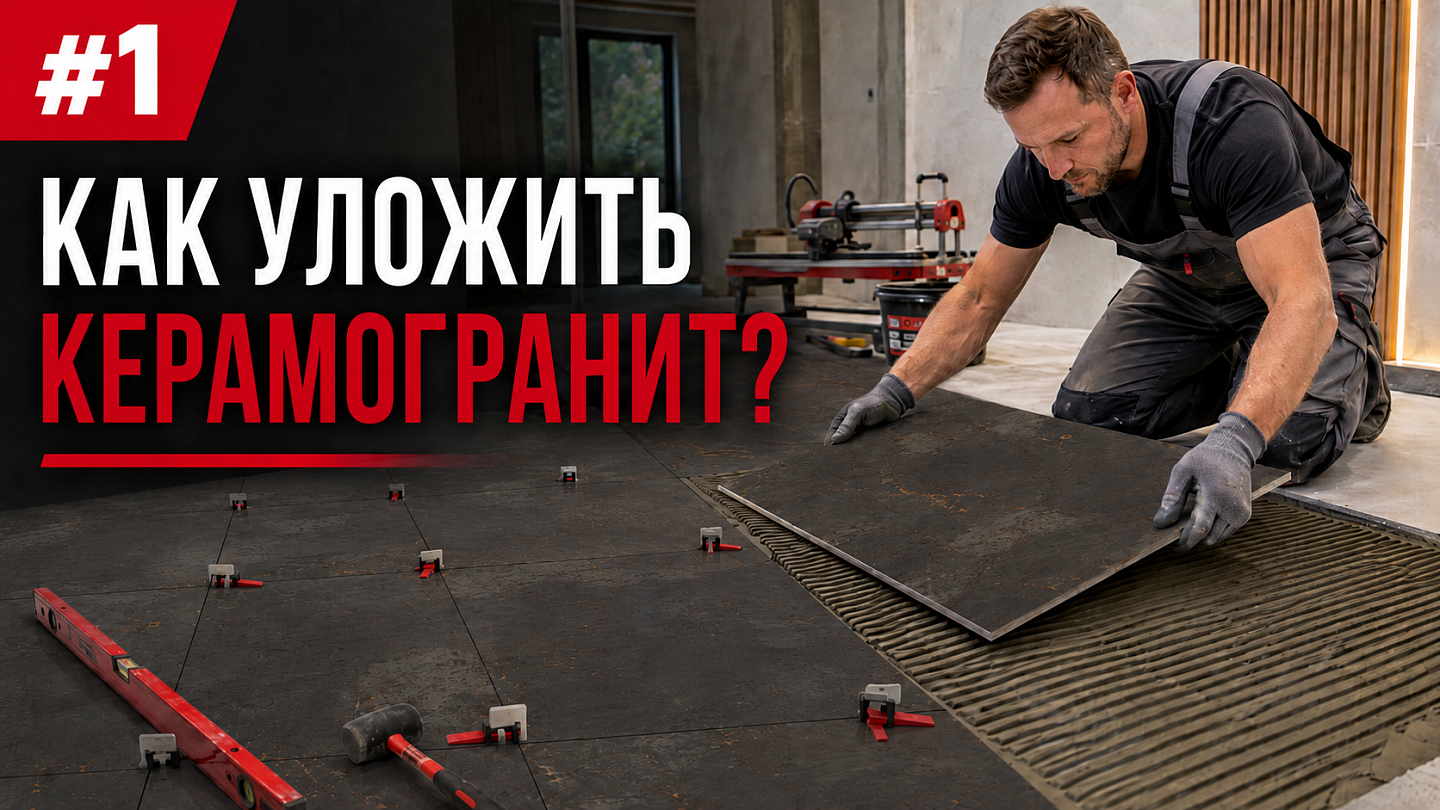 Как уложить керамогранит