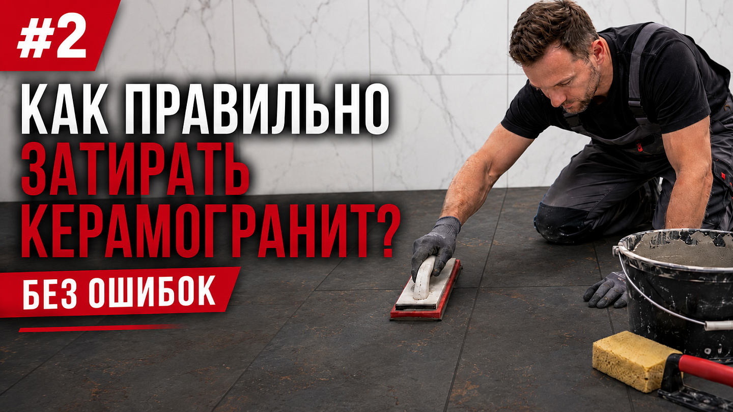 Как правильно затирать керамогранит